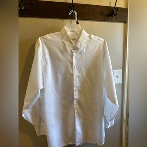 Men’s white Calvin Klein dress shirt 18 Big